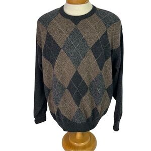 J.P. TILFORD FOR HARRY ROSEN Men’s Sweater Sz Large Vtg Merino Wool/Cashmere